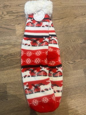 Kerstsokken rendieren rood