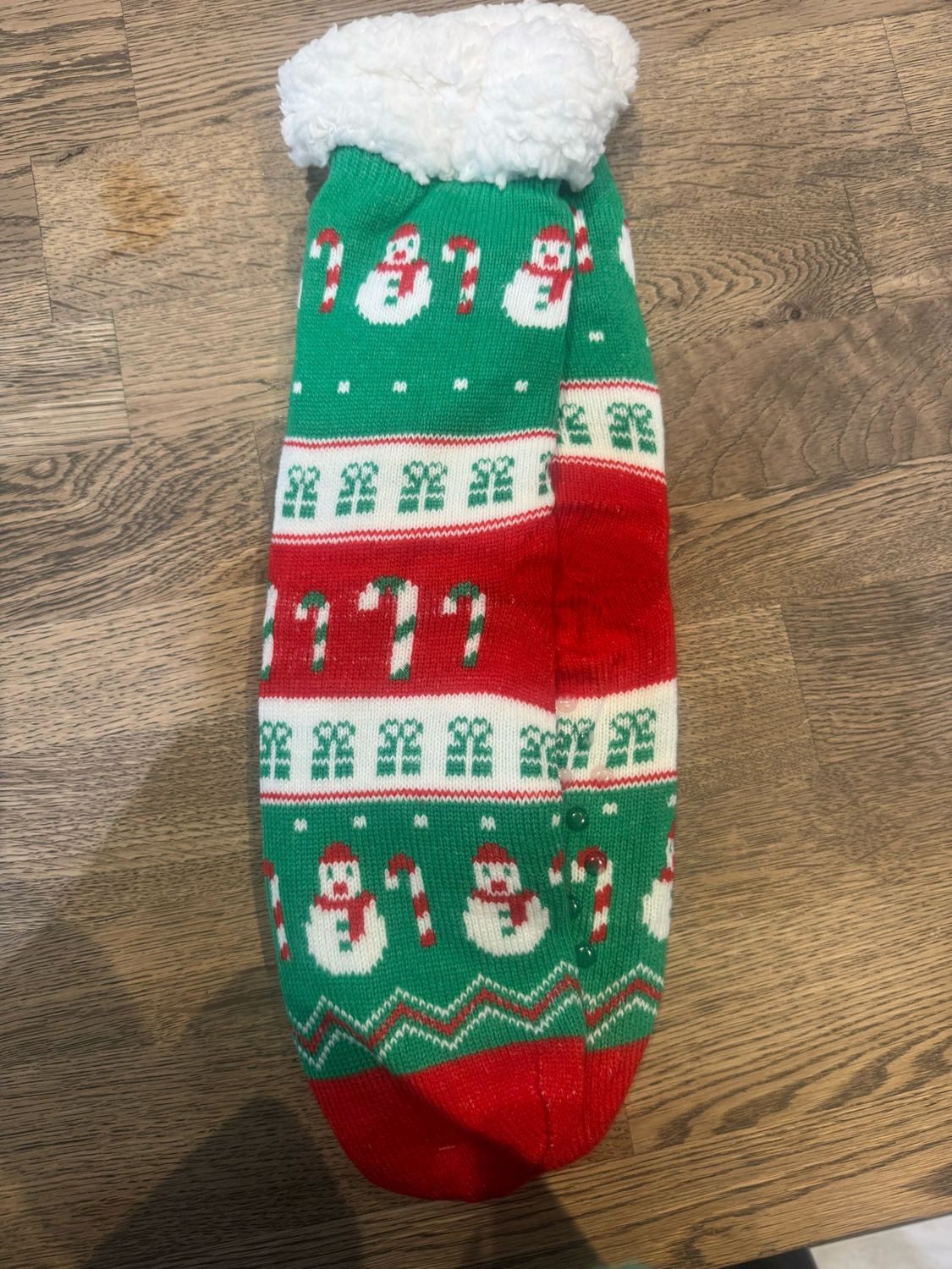 Kerstsokken sneeuwman and candy canes