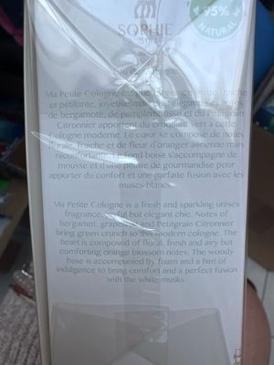 Ma petite cologne