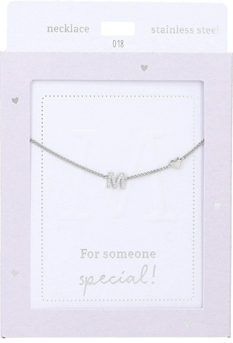 Heart of gold 018 M silver