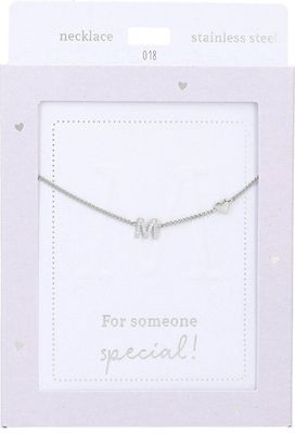 Heart of gold 018 M silver