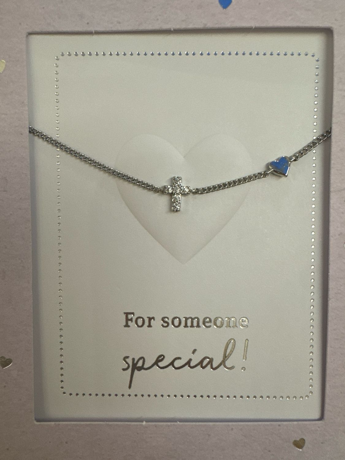 Heart of gold 049 cross silver