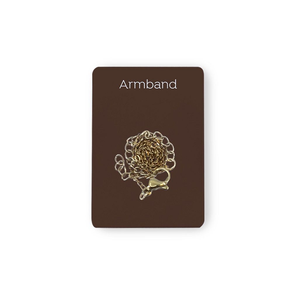 Gouden charms armband