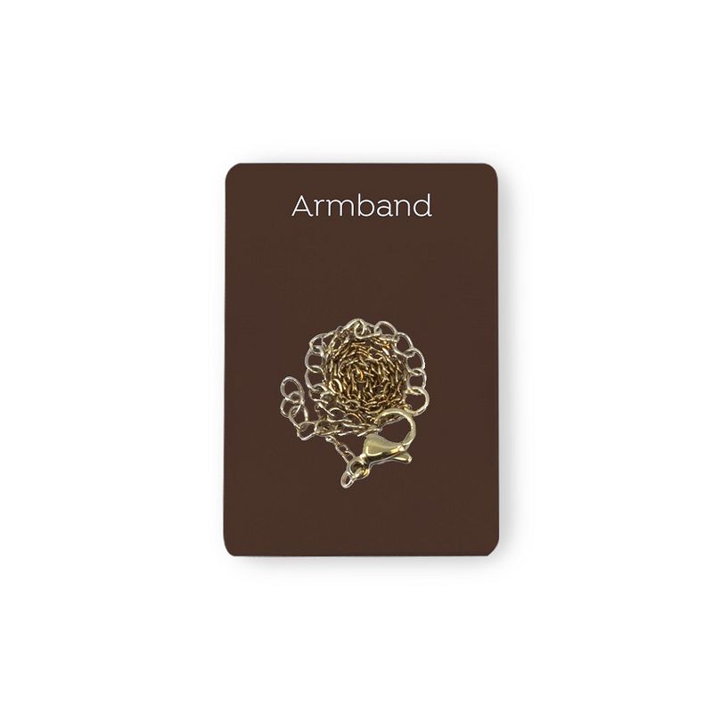 Gouden charms armband