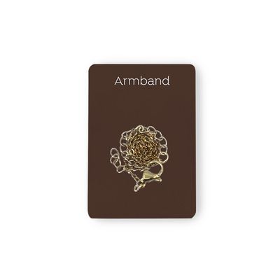 Gouden charms armband