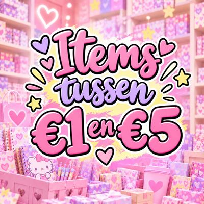 Items tussen €1 en €5