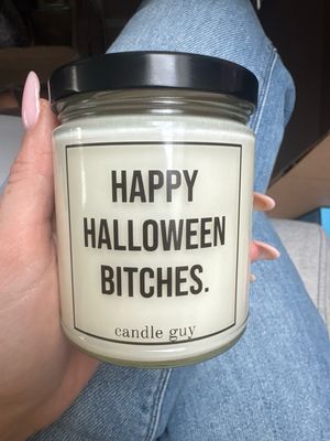 Candle guy happy Halloween bitches