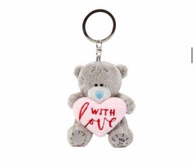 Me To You pluche sleutelhanger with love