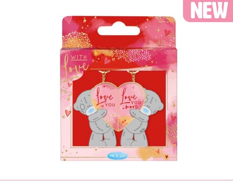 Me To You duo sleutelhanger love you/love you more