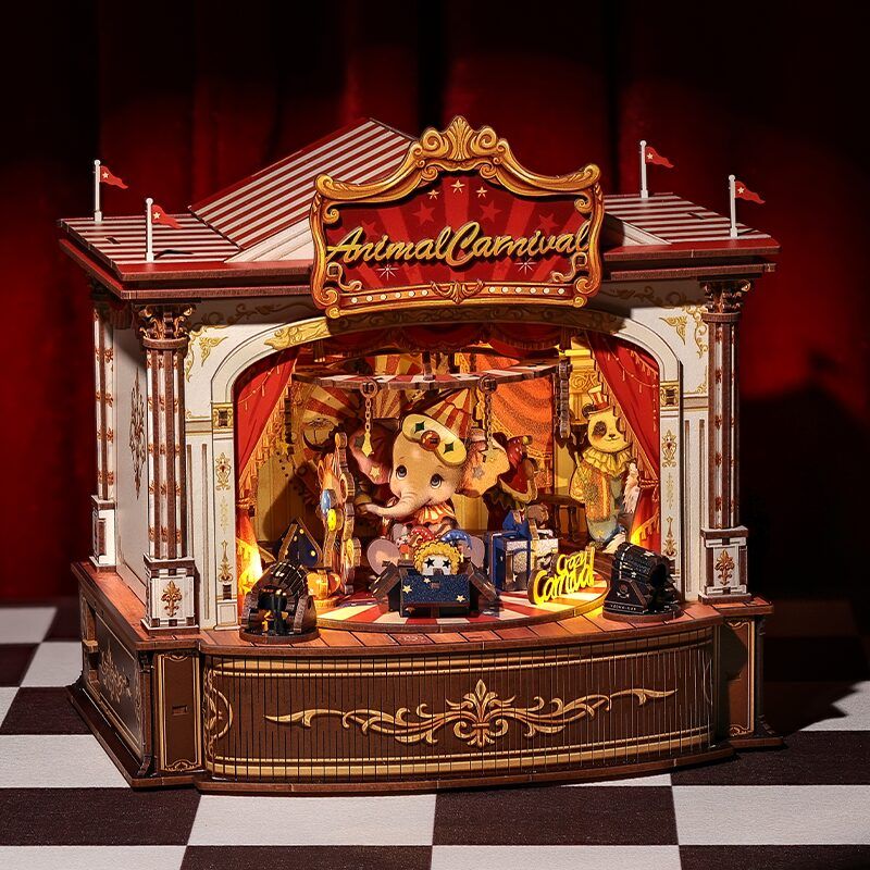 DIY muziekdoos animal carnaval