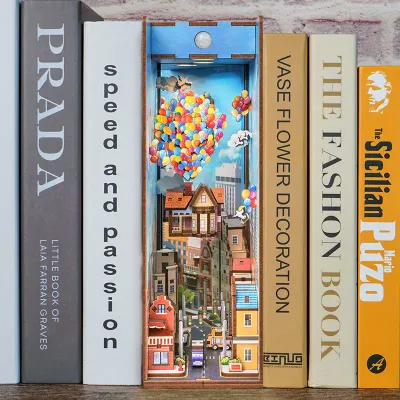 DIY book nook Travel with the wind