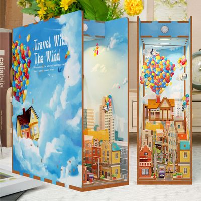 DIY book nook Travel with the wind