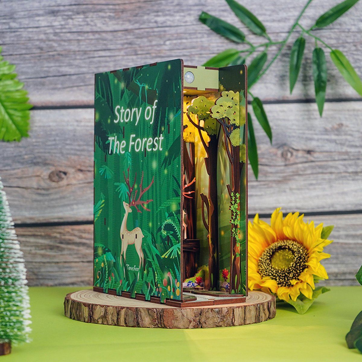 DIY book nook Story of the Forest