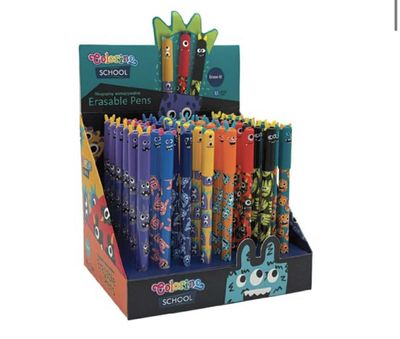 Uitwisbare pen monstertjes