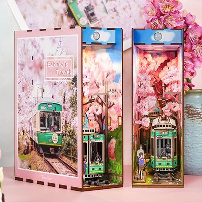 DIY booknook sakura's travel