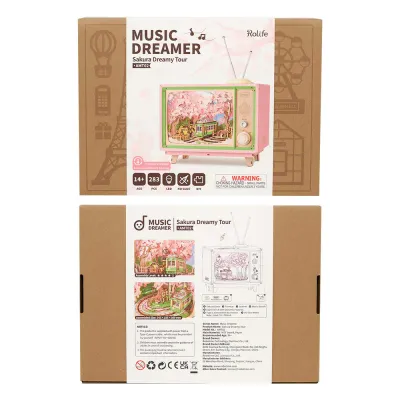 DIY muziekdoos sakura dreamy