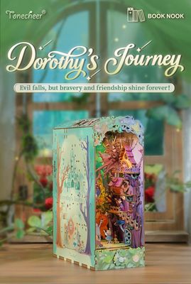 DIY book nook Dorothy's journey
