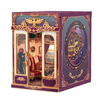 DIY book nook magical journey