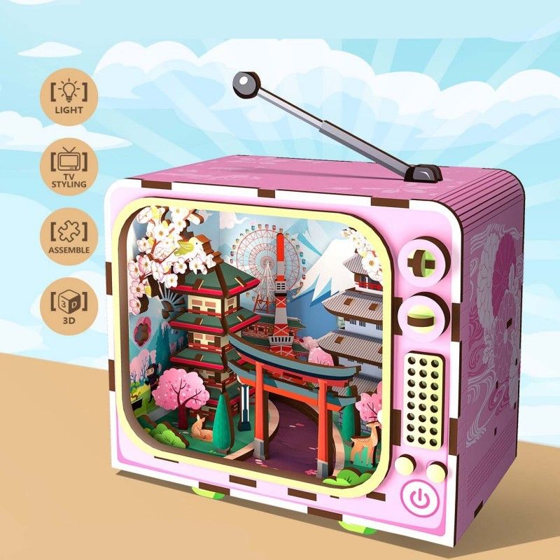 DIY klein tv'ke under mount fiji