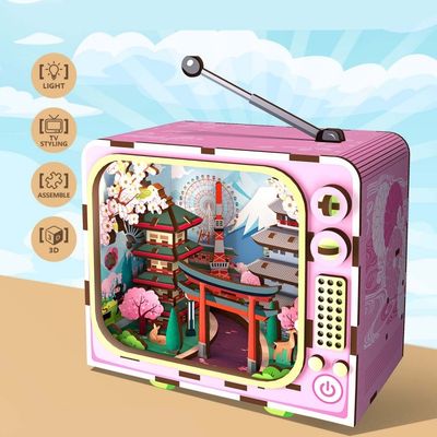 DIY klein tv'ke under mount fiji