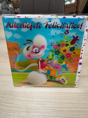 Diddl 3D wenskaart motief 1