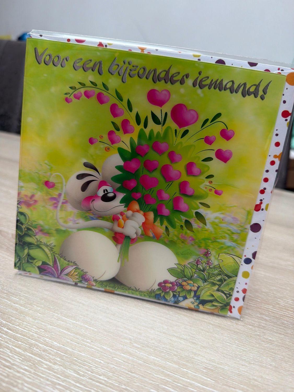 Diddl 3D wenskaart motief 22