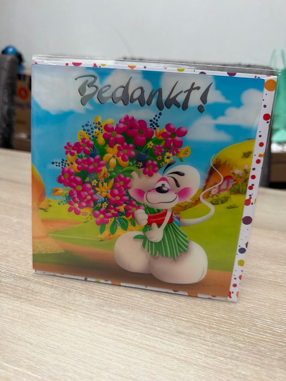 Diddl 3D wenskaart motief 32