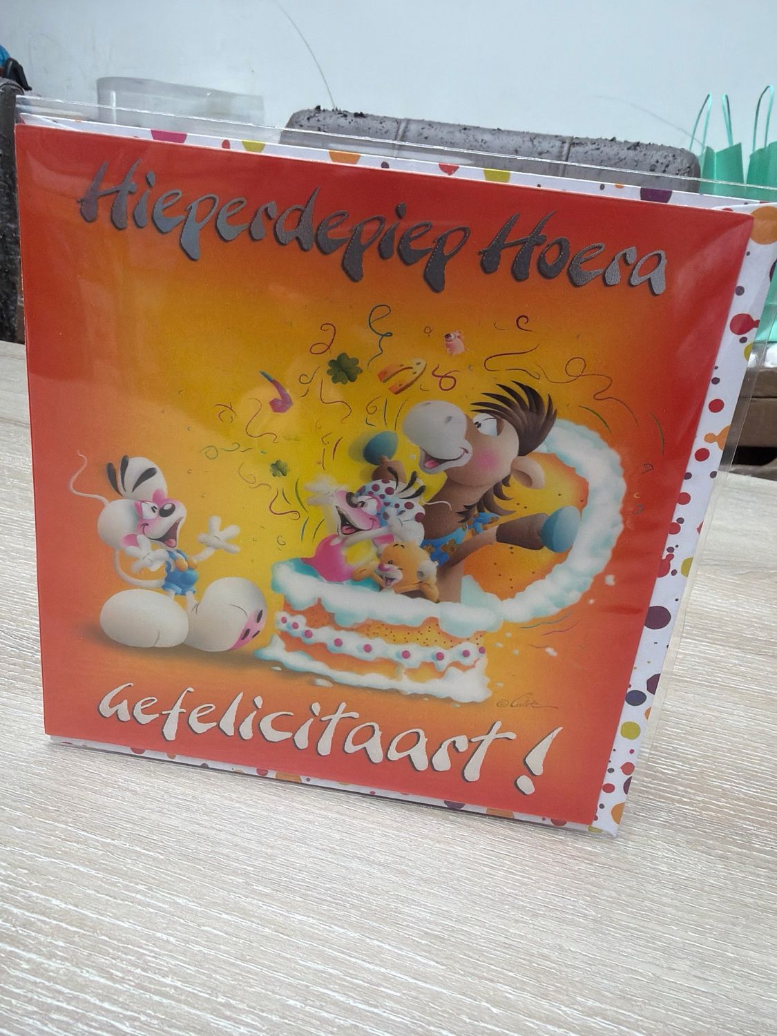 Diddl 3D wenskaart motief 8