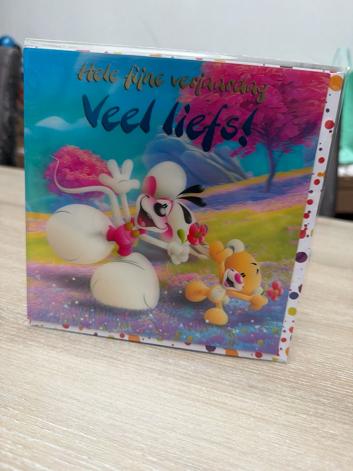 Diddl 3D wenskaart motief 17