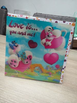 Diddl 3D wenskaart motief 24