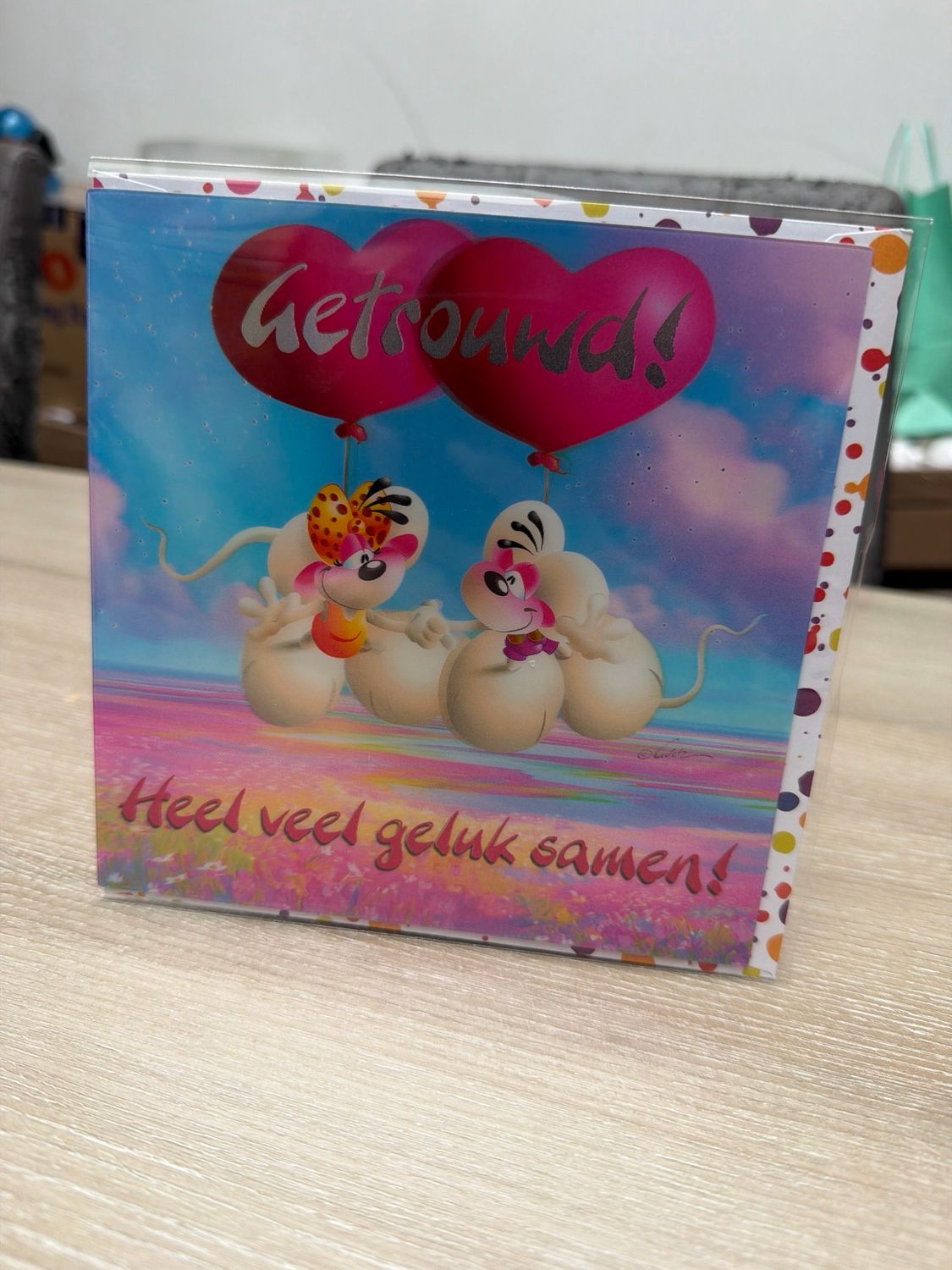 Diddl 3D wenskaart motief 30