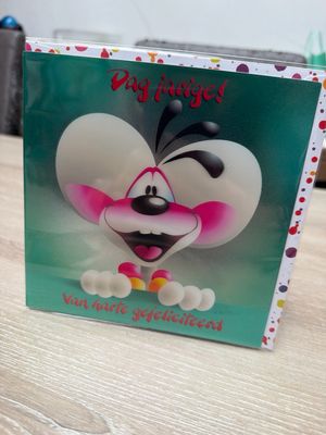 Diddl 3D wenskaart motief 6