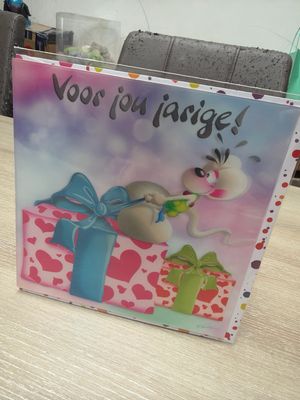 Diddl 3D wenskaart motief 7