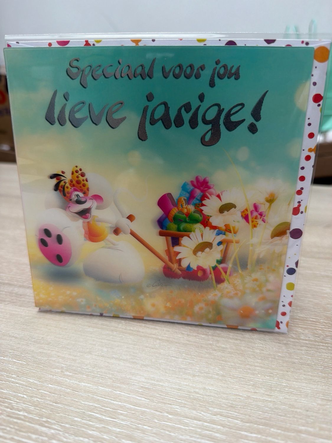 Diddl 3D wenskaart motief 10