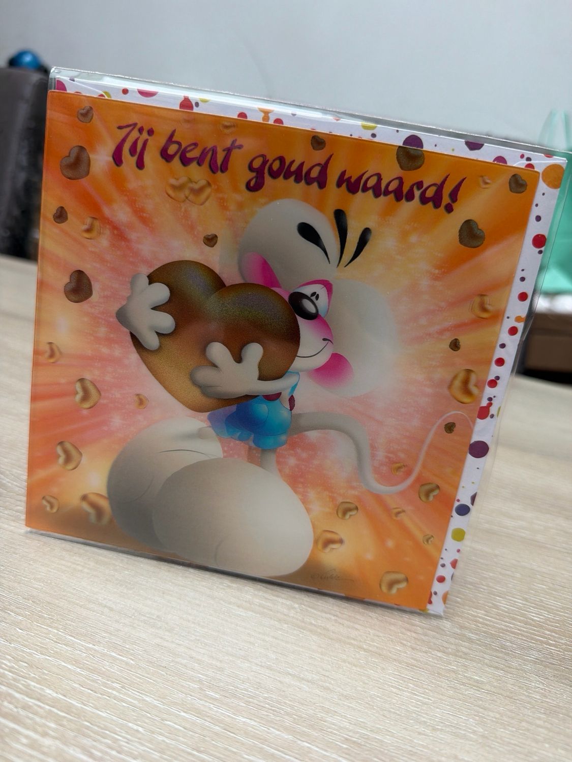 Diddl 3D wenskaart motief 23