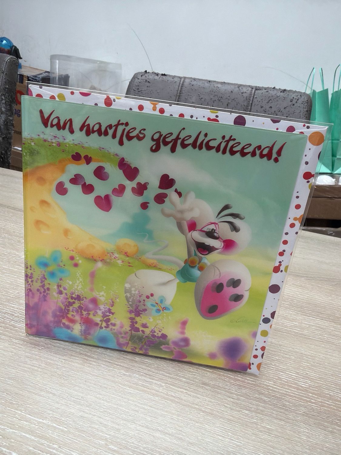 Diddl 3D wenskaart motief 27