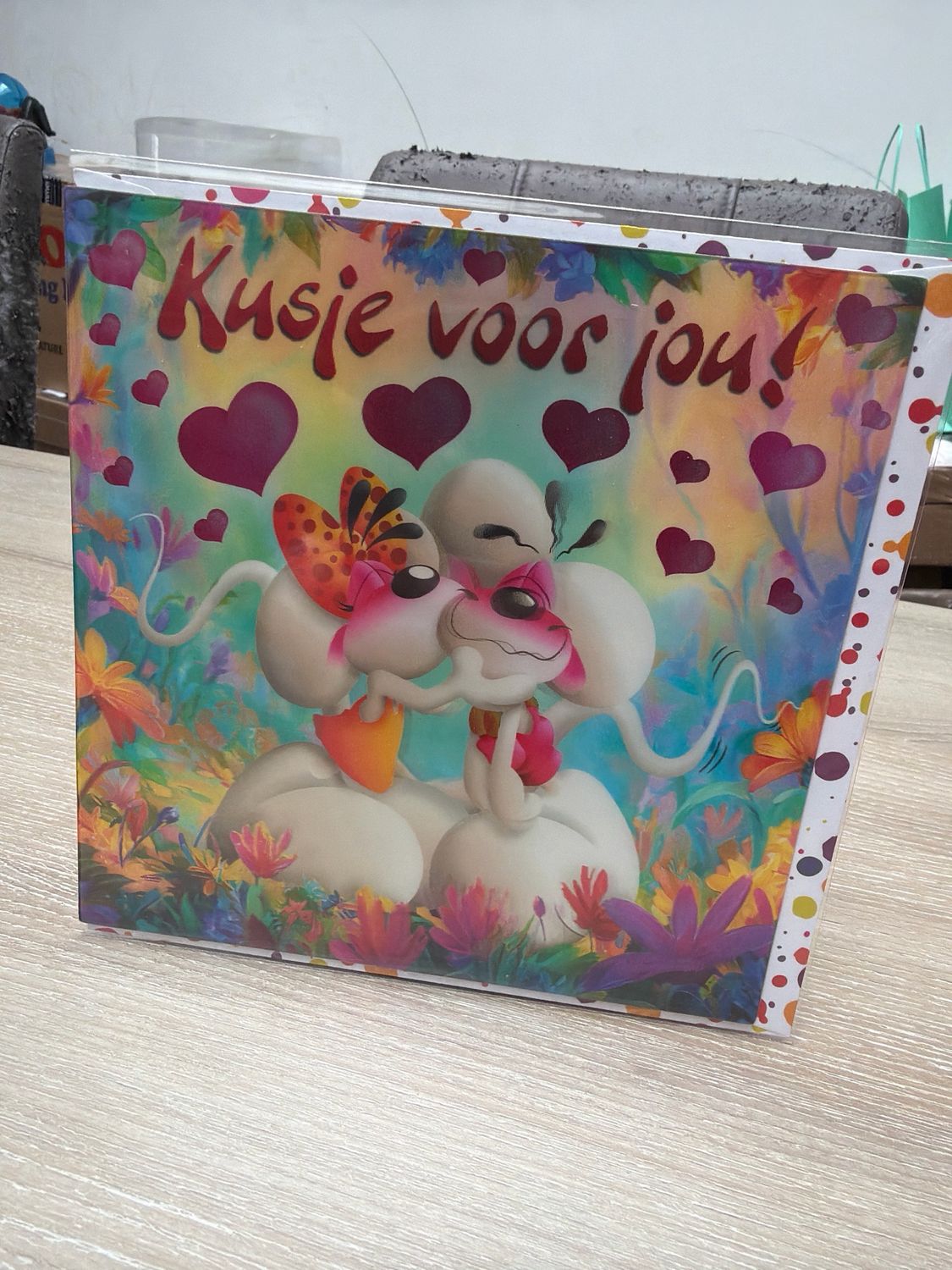 Diddl 3D wenskaart motief 28