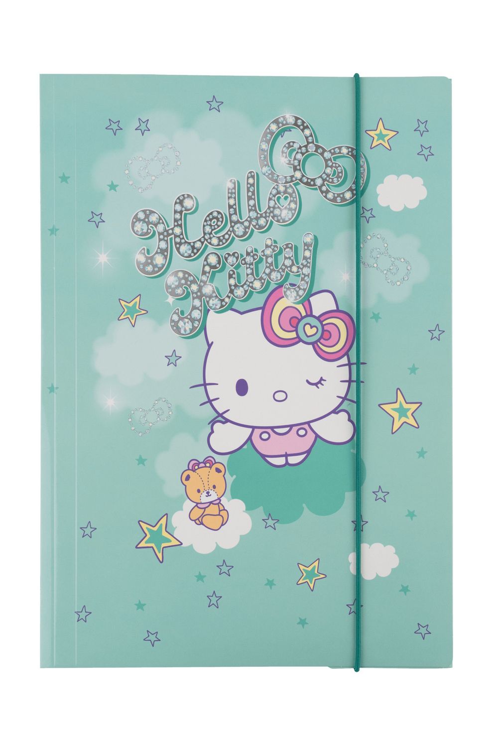 A4 elastomap Hello Kitty Turqoise