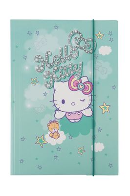 A4 elastomap Hello Kitty Turqoise