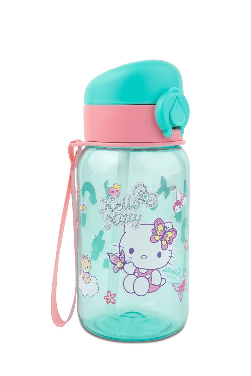 Hello Kitty drinkfles turqoise 500ml