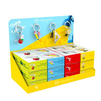 Metalmorphose sleutelhanger einde schooljaar