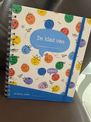 Vriendenboek van de klas voor juf/meester