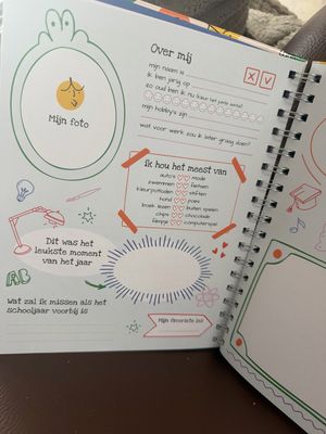 Vriendenboek van de klas voor juf/meester