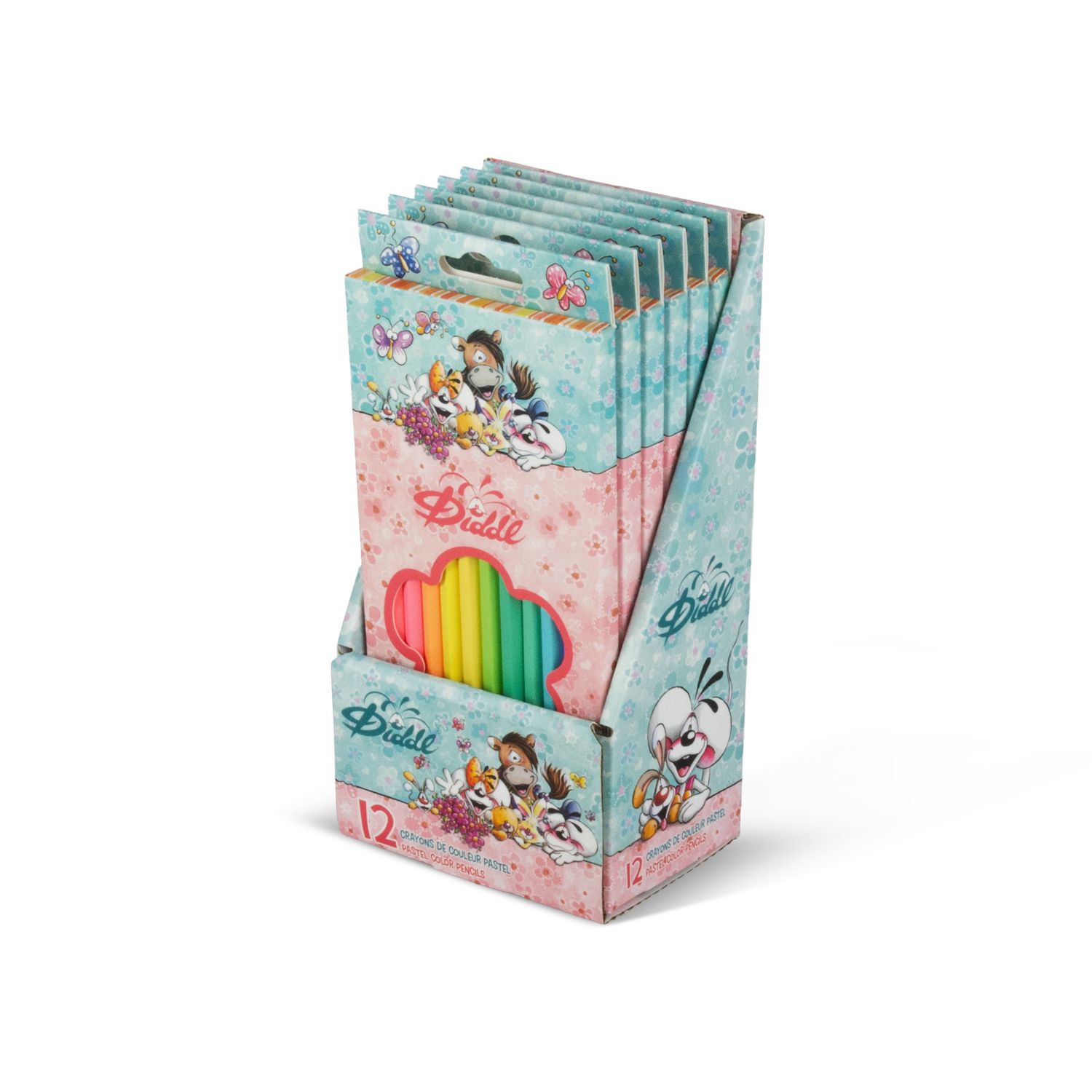 Set van 12 Geurende Diddl kleurpotloden PRE-SALE