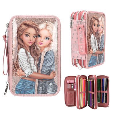TOPModel 3-vaks etui DOTS