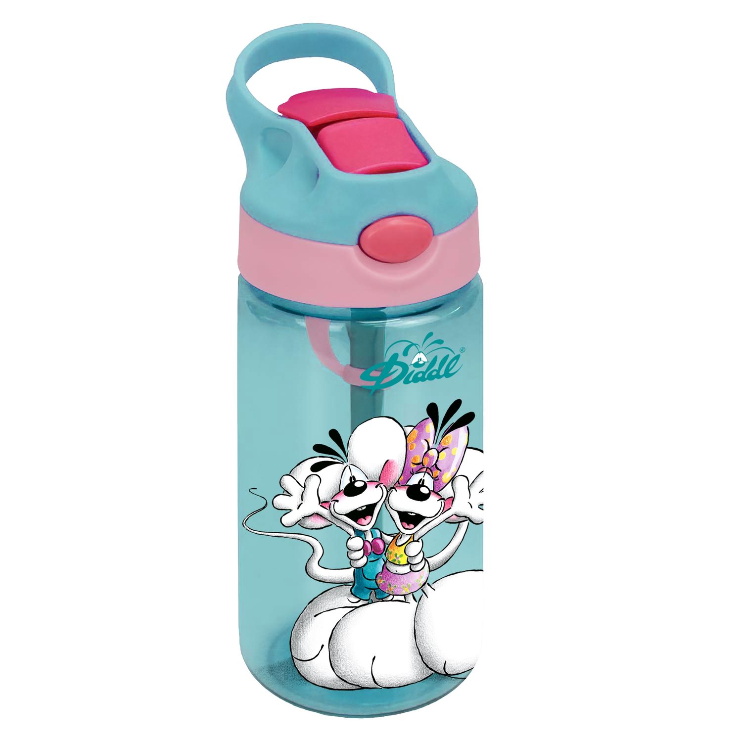 Diddl drinkfles 450ml blauw PRE-SALE