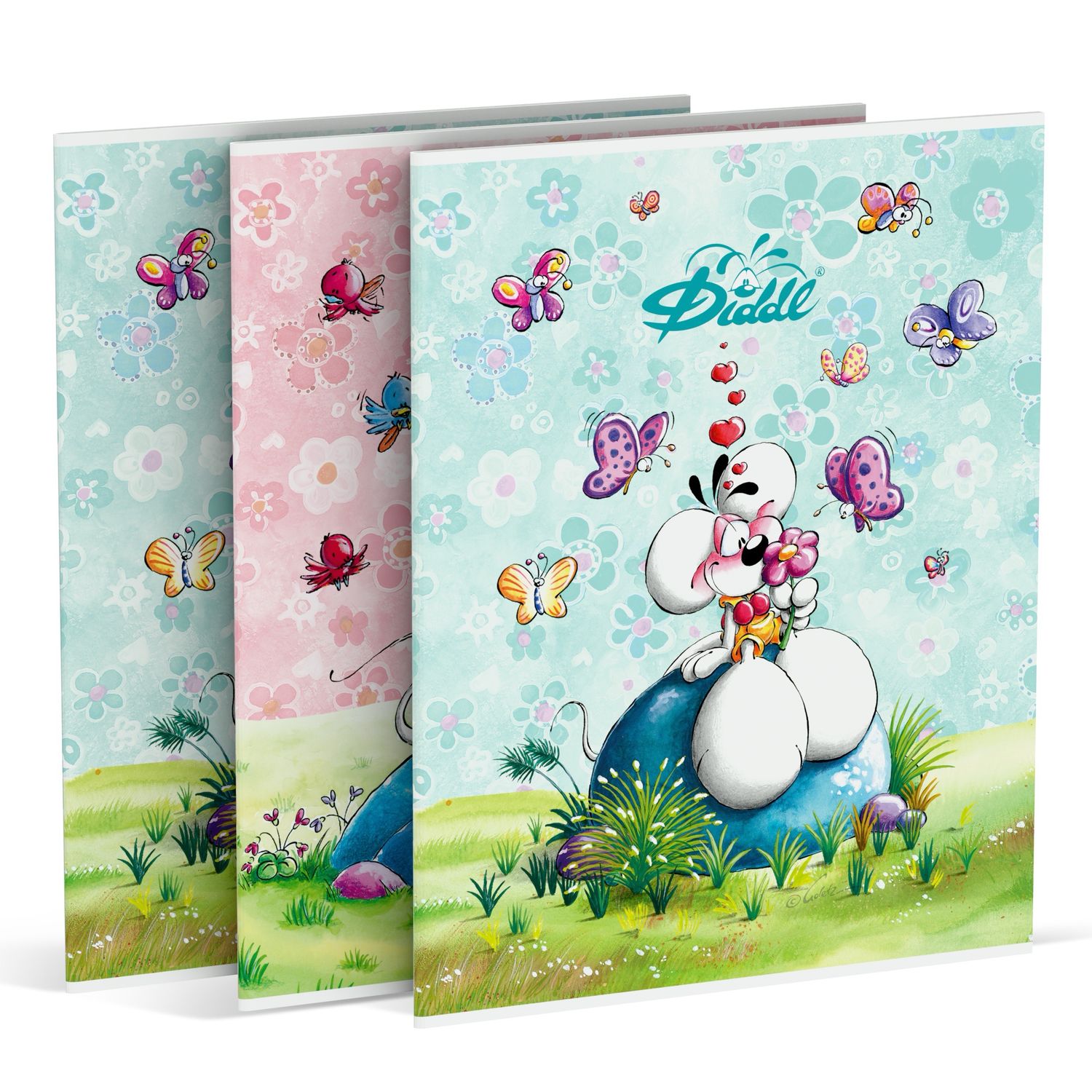 Diddl pakket 3 A5 gelijnde schriften PRE-SALE