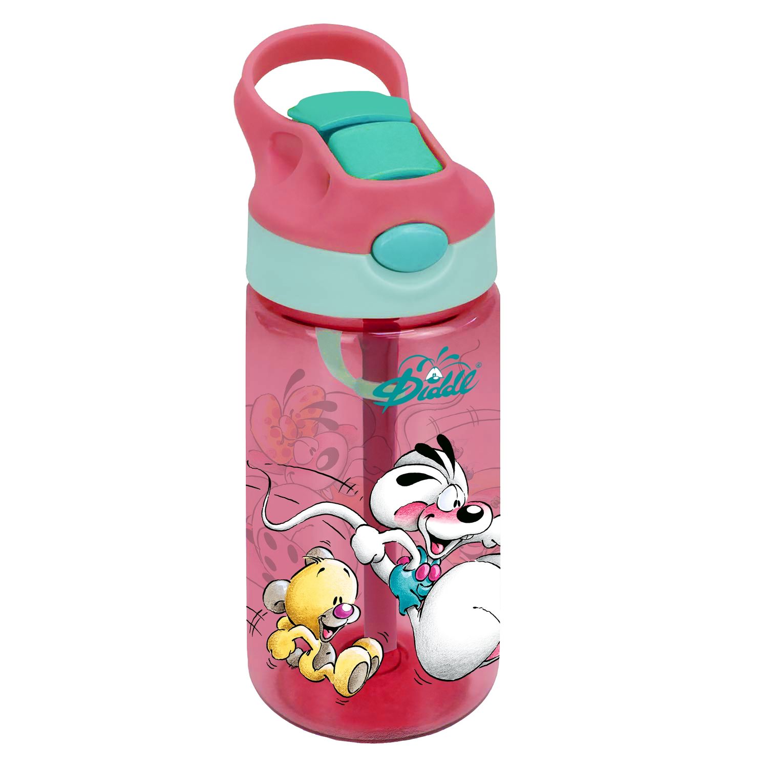 Diddl drinkfles 450ml Roze PRE-SALE