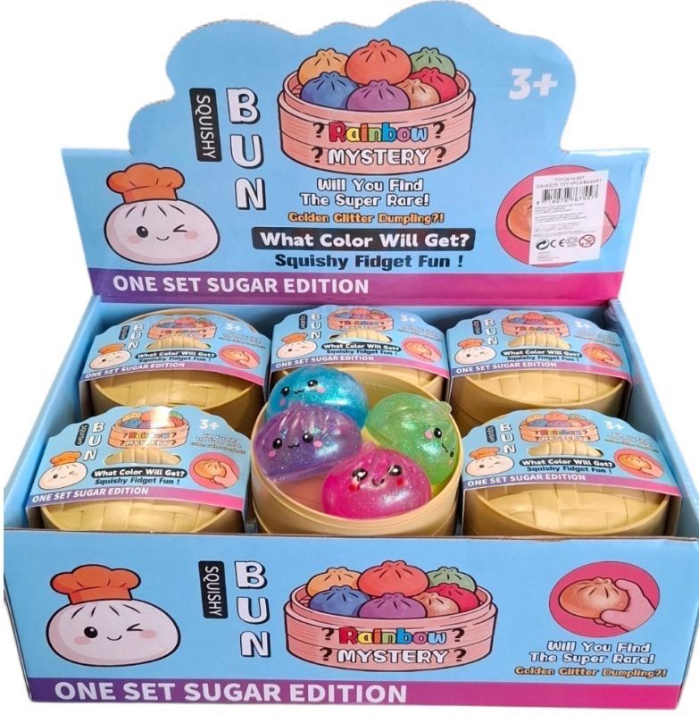 Viral mystery dumpling sugar squish glitter 4 in 1