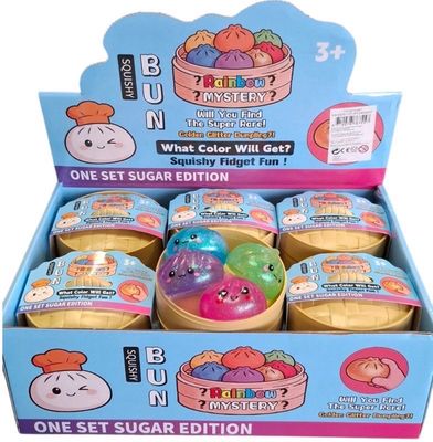 Viral mystery dumpling sugar squish glitter 4 in 1